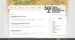 Desktop Screenshot of caig-uga.cz