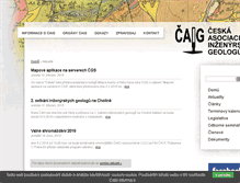 Tablet Screenshot of caig-uga.cz